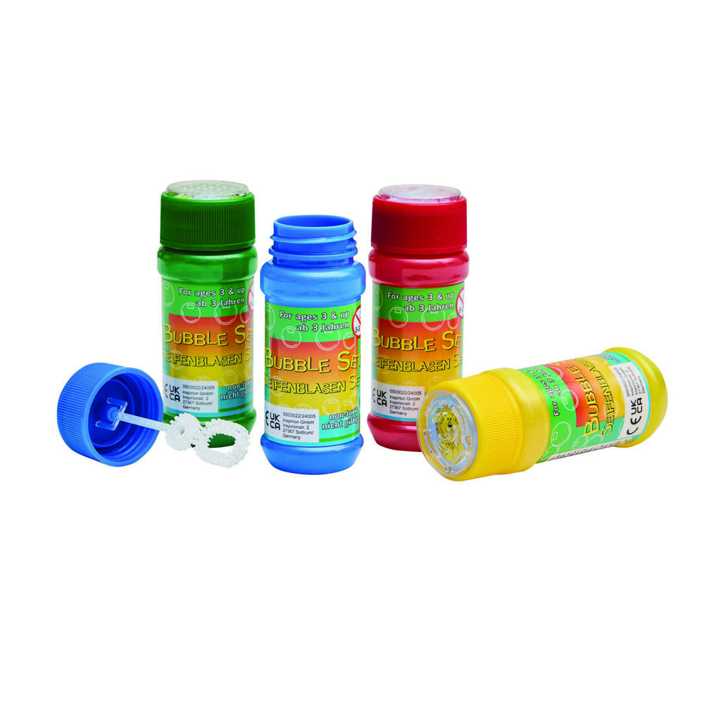 AIR BUBBLE - Seifenblasen, 4 sortierte Farben, Preis pro Stück