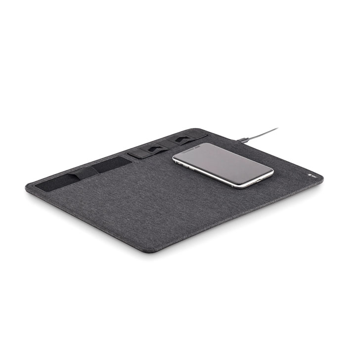 SUPERPAD - RPET Mousepad 15W Ladesgerät
