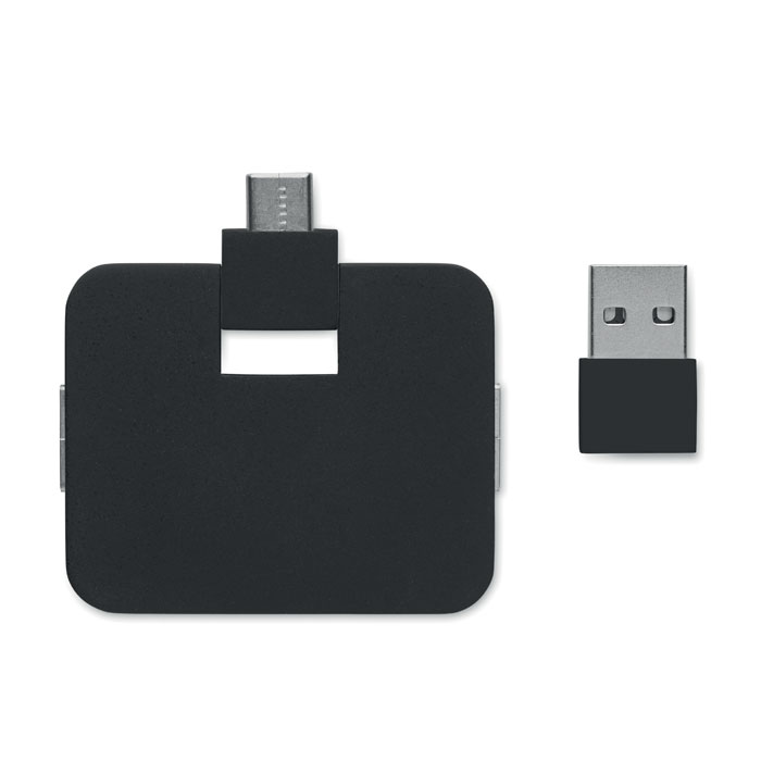SQUARE-C - 4 Port USB Hub