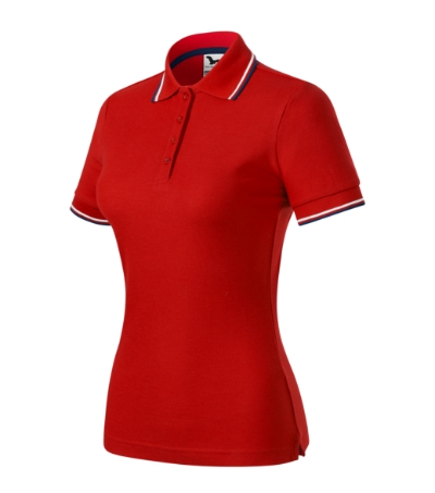 Polohemd Damen Focus rot
