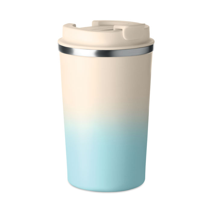 BRACE GRADIENT - Doppelwandiger Becher 350 ml - Babyblau