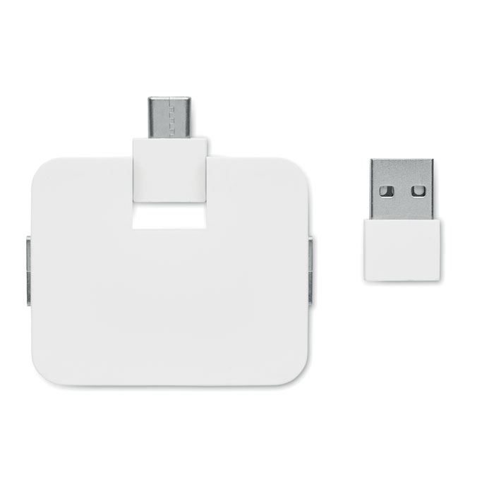 SQUARE-C - 4 Port USB Hub