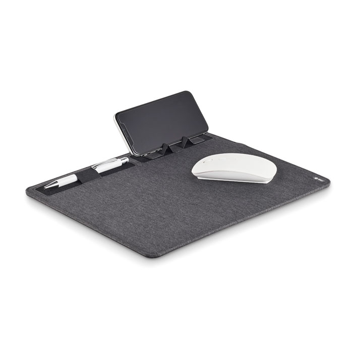 SUPERPAD - RPET Mousepad 15W Ladesgerät