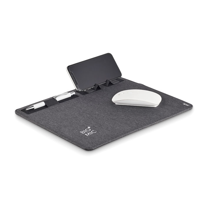 SUPERPAD - RPET Mousepad 15W Ladesgerät